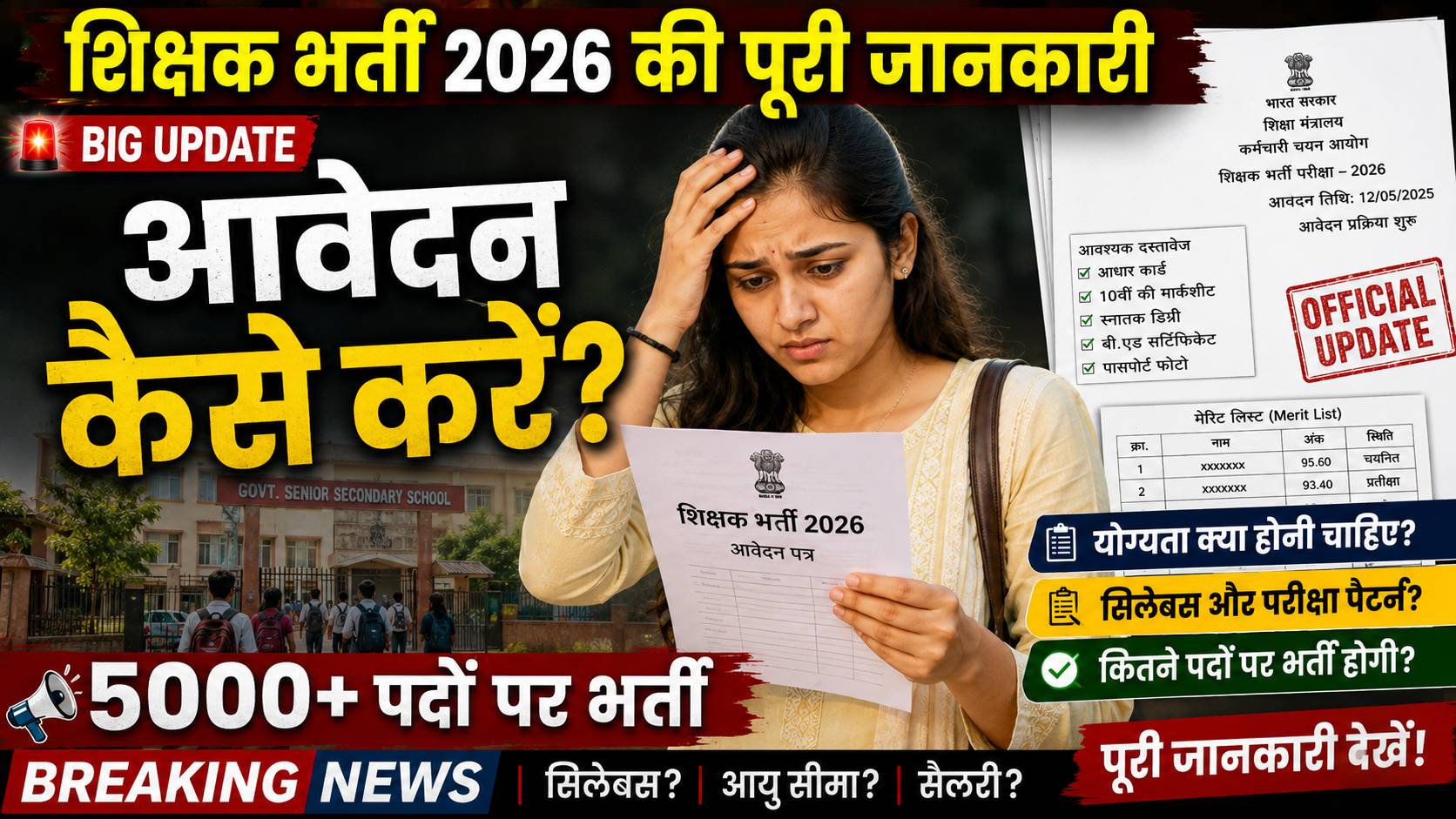 CG Atmanand School Vacancy 2026